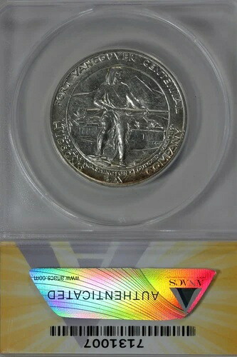 1925 .50 ANACS AU 55 バンクーバークラシックシルバー記念品