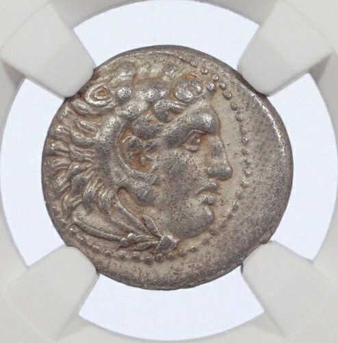 アレクサンダー大王 III AR ドラクマ ギリシャ マケドニア 銀貨 紀元前336-323年 NGC Ch VF