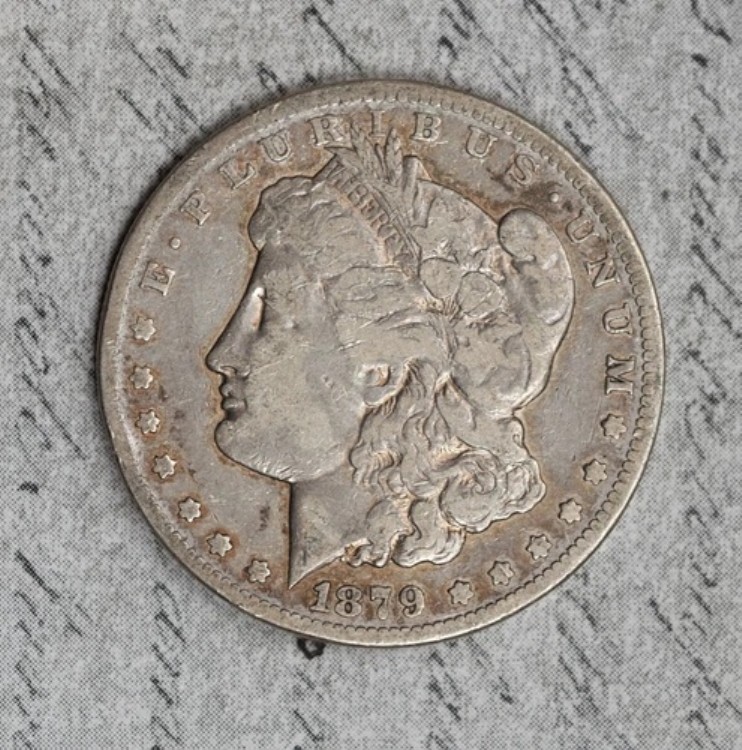 1879年-CC モルガン・ダラー タフ・デイト カーソンシティ！ #EHD5