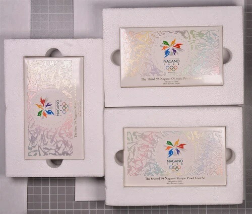 【6個セット】長野オリンピック冬季競技大会記念プルーフ貨幣セット 6個セット】長野オリンピック冬季競技大会記念プルーフ貨幣セット 長野