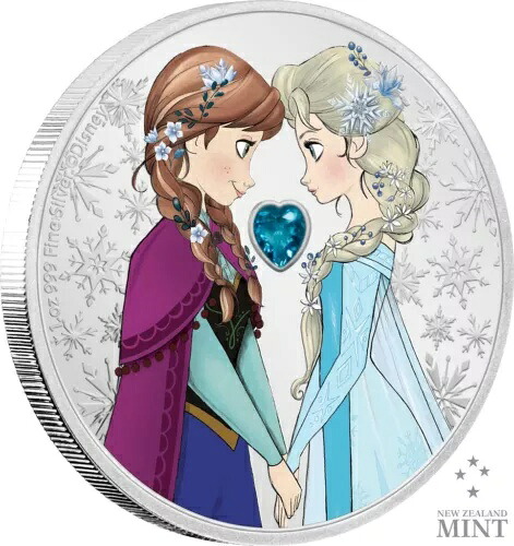 2ドル ディズニー アナと雪の女王 シスターズ フォーエバー - アナと雪の女王 ニウエ 1オンス シルバー PP 2020｜WORLD RESOURCE【KING店】