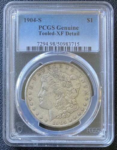1904年 S モーガン銀貨 $1 PCGS XF 詳細 (715)｜WORLD RESOURCE【KING店】