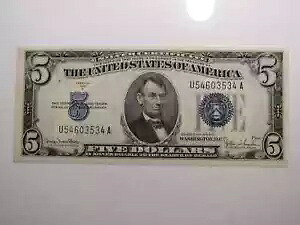 1934-D 5ドル銀貨証明書 ワイドI / ワイドII チェンジオーバーペア ジェム CU
