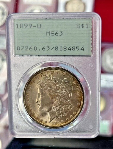 1899-O MS63 モルガン 旧PCGSホルダー入り