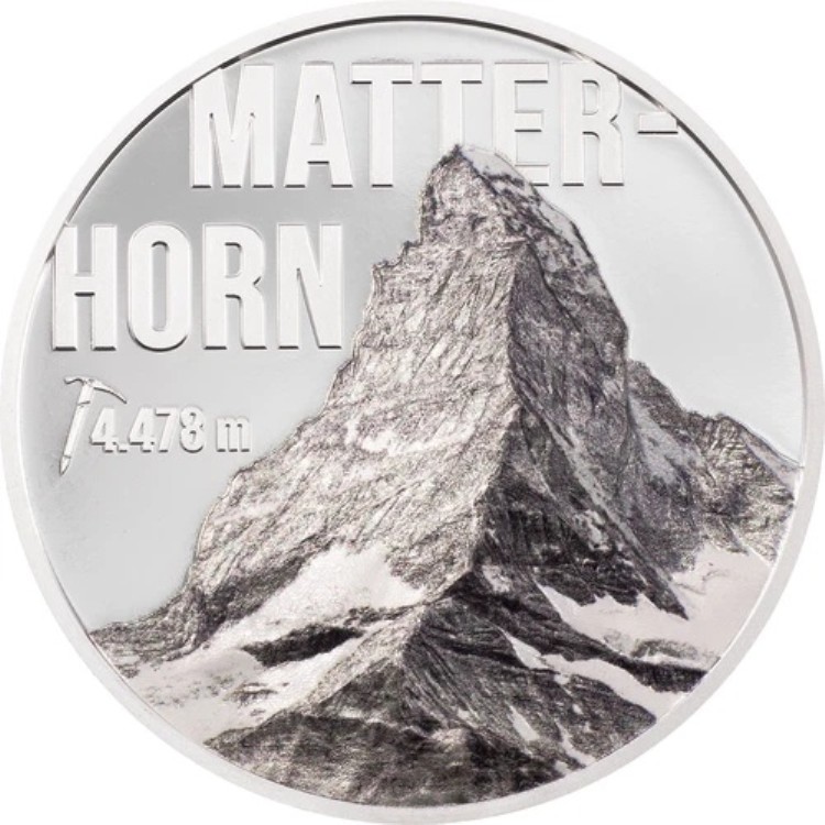 マッターホルン 2オンス 銀貨 10ドル クック諸島 2022年｜WORLD RESOURCE【KING店】