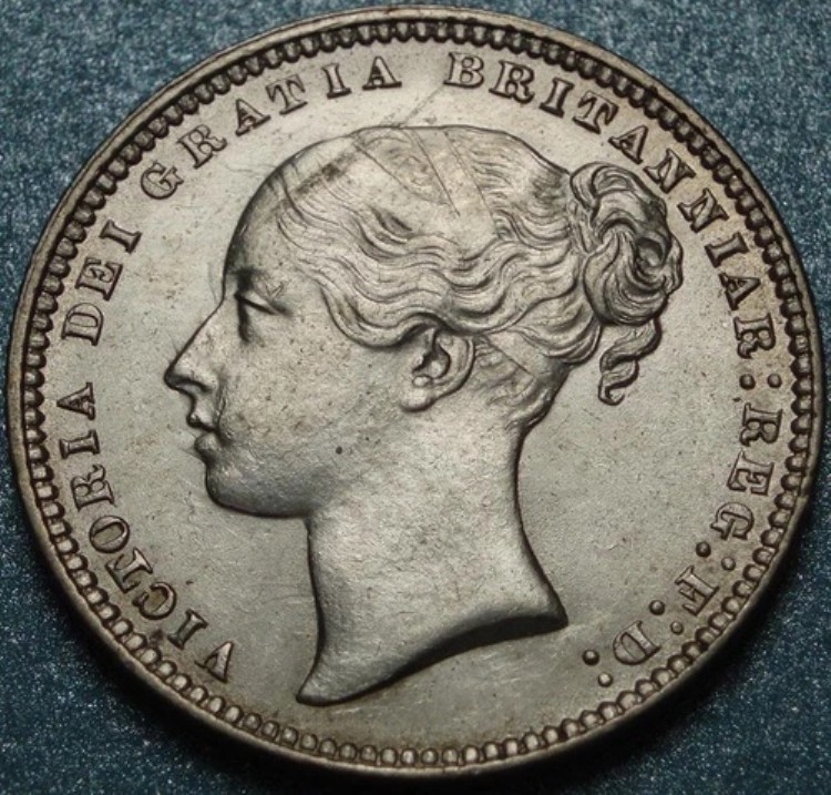1875年 英国製 銀貨「ブリリアント 未流通」 ビクトリア ダイナンバー シリング