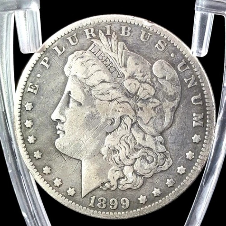 1899 7TF REV79 モーガン シルバードル 90% シルバー 美しいコレクターズコイン #914