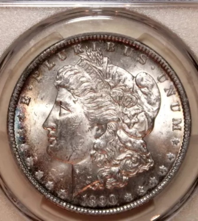 1890-O モルガン銀貨 - PCGS MS63 - 2643B