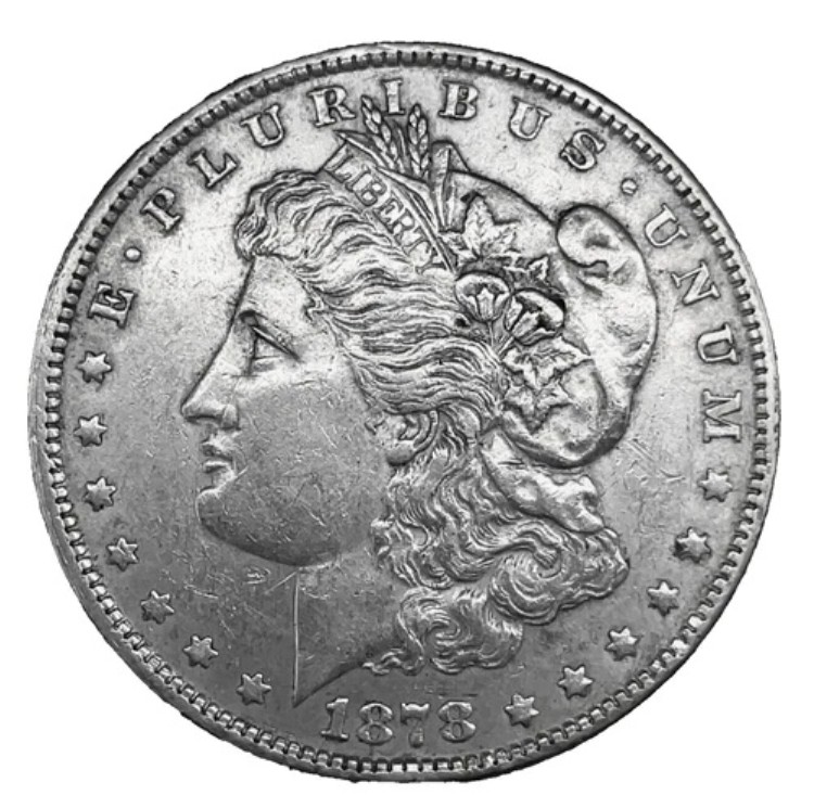 1878年 P 7/8 TF VAM 39A ヒットリスト 40 7/5TF バラエティ モルガン ダラー 90% シルバーコイン