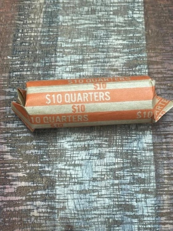 1930-1939年 10ドル クォーター硬貨ロール - 90% 銀 - 40 クォーター硬貨～混合日付すべて t
