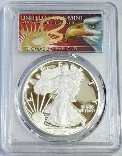 2019-W 1オンス シルバー $1 アメリカン イーグル PR70DCAM FS トーマス クリーブランド イーグル コイン。｜WORLD RESOURCE【KING店】