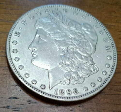 1896-O モルガン・ダラー、EF +、裏面セミプルーフ
