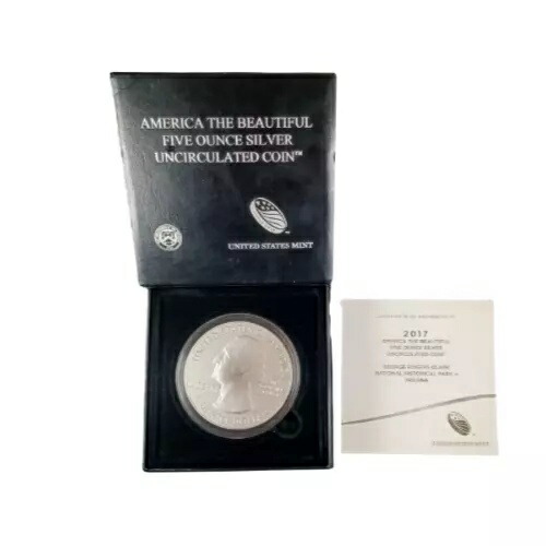 2017-P ATB 5オンス ジョージ・ロジャース・クラーク アメリカ・ザ・ビューティフル 5オンス シルバーコイン画像