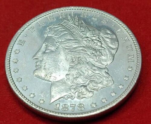 1878S モルガン銀貨 $1 ジェム BU プルーフ 240740 相当