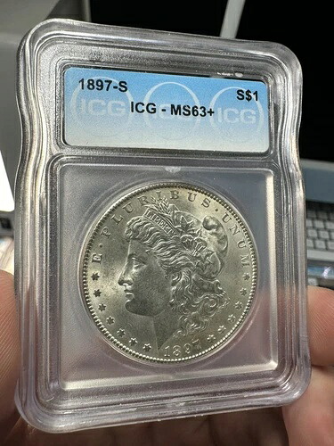 1897年 S モルガン ダラー ICG MS63+