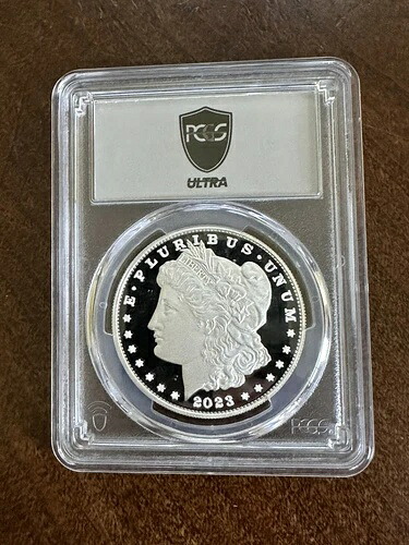 2023年 S モルガン プルーフ ドル PCGS PR70 DCAM 限定版