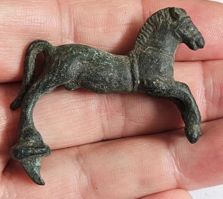 古代の美しいブロンズ製ローマ像、馬、およそ 1 ～ 3 世紀頃、高さ 48 mm。｜WORLD RESOURCE【KING店】