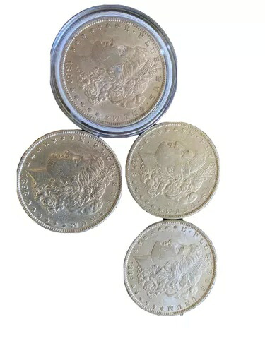 モルガン銀貨 .900 4枚セット