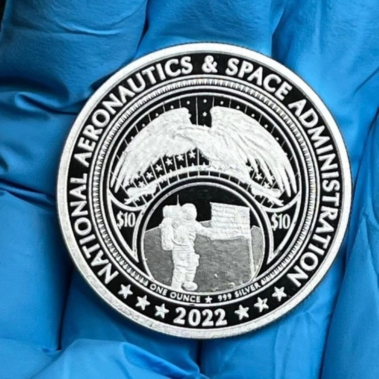 銀貨 アメリカ NASA プルーフ銀メダル SV999 / 2