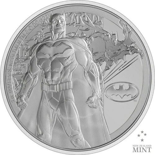 2022 93.21g ニウエ銀貨 2022 3オンス ニウエ銀貨 バットマン PP PP