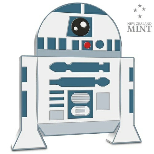 2ドル チビコレクション - スター・ウォーズ? - R2D2? ニウエ島 1オンス シルバー 2020