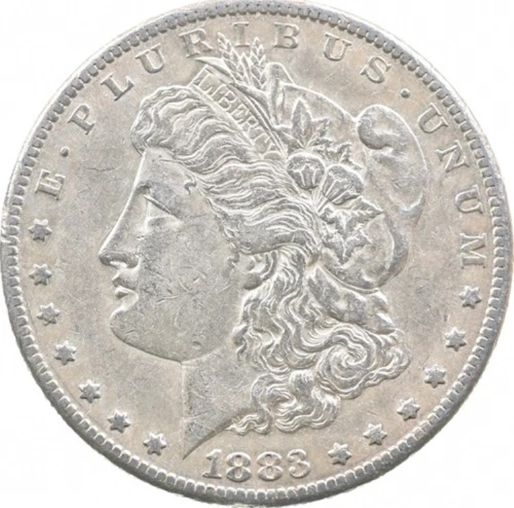 1883-S モルガン銀貨 *5560