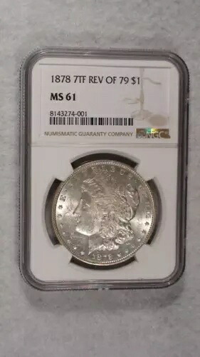 1878 7TF モーガン ダラー NGC MS61 未流通 シルバー 1 ドル コイン 今すぐ購入!