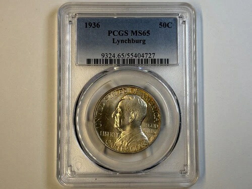 1936年リンチバーグ記念ハーフダラー PCGS MS65