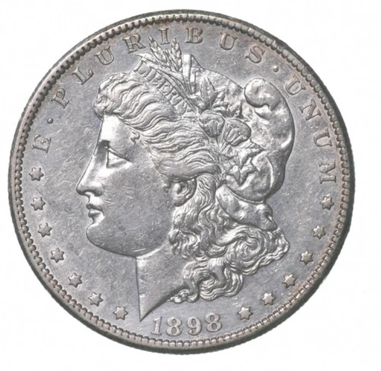 1898-S モルガン銀貨 *4313