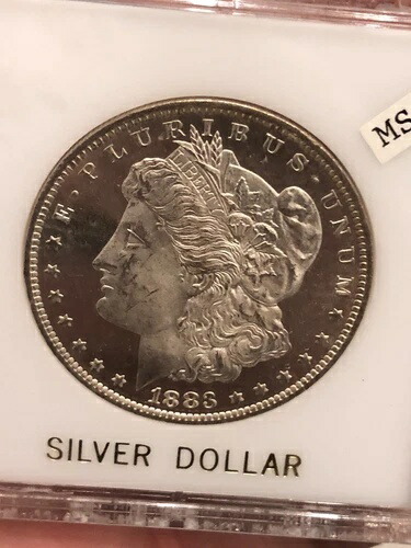 1883年 O モルガン銀貨（DMPL表面）