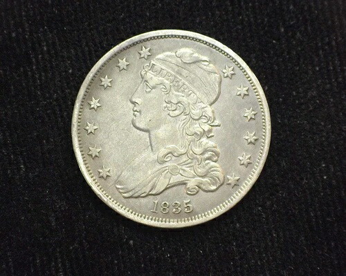 HS&C: 1835年 キャップドバストクォーター XF - 米国コイン