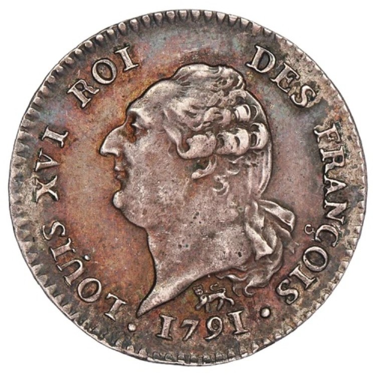 フランス - ルイ 16 世 - 15 Sols AU G?nie 1791 In Paris SUP シルバー - Dy.1721 Gad.36