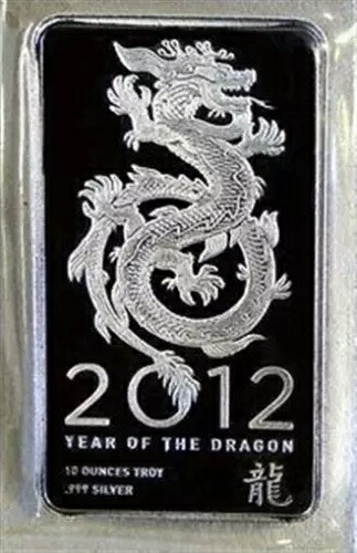 2012年 シルバー ドラゴンイヤー 未開封 10オンス バー 195,250円