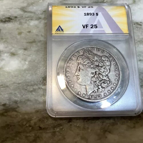 1893年 銀モルガンドル VF25 195,800円