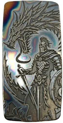 10オンス 999 シルバー - ドラゴンライダー - ADAMO TECHNE - 卓越した職人技画像