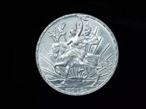 1913 メキシコ カビリート ラージ シルバー アン ペソ