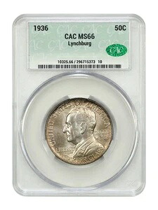 1936年 50C リンチバーグ CACG MS66 - クラシックシルバー記念 196,900円