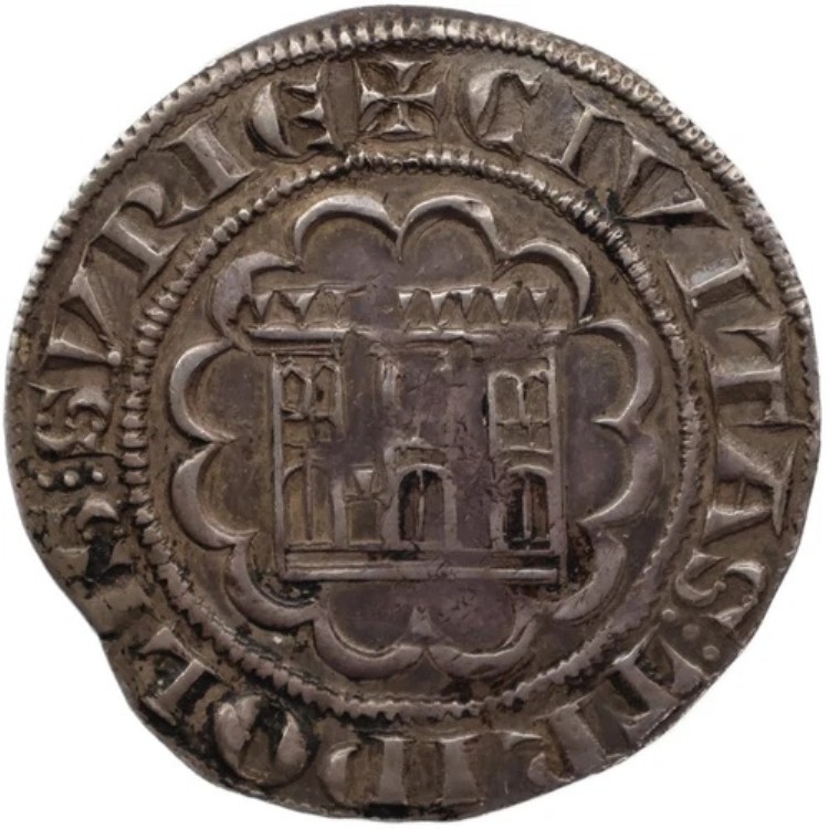 1275-1287 グロ・ボエモン7世 コイン 十字軍とキリスト教国 (MO3963-)