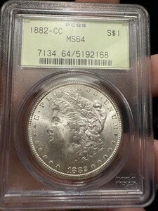1882年CCモルガンダラーPCGS OGH MS64
