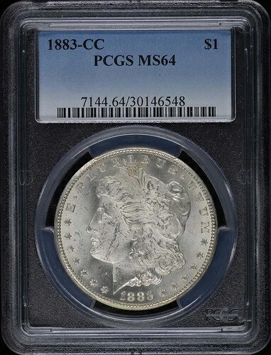 1883-CC 1ドル モルガン・ダラー PCGS MS64
