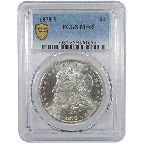 1878年 S モーガン・ダラー MS 65 PCGS シルバー 未流通 1ドルコイン SKU:I18202