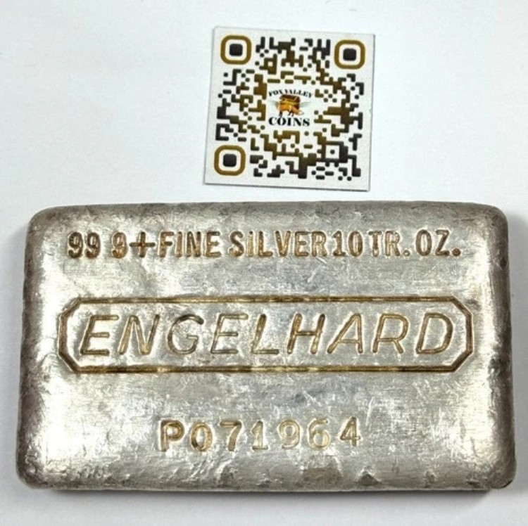 ヴィンテージ 10th シリーズ エンゲルハード 10オンス シルバーバー ワッフル バックキャスト仕上げ #P0071964