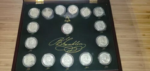 1948-1964年 ベンジャミン・フランクリン シルバーハーフドル コンプリートセット 193,600円