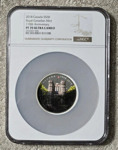 2018年 カナダ 30ドル - カナダ王立造幣局110周年記念 - NGC PF70 UC 999 シルバーコイン