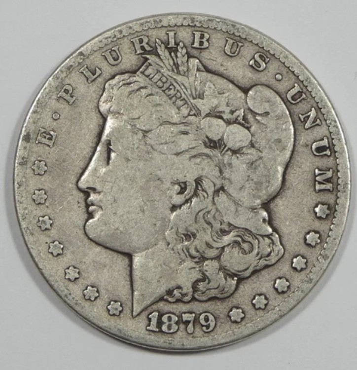 1879-CC モルガン・ダラー カーソンシティ銀貨 良品 ~ キャップドダイ M/M