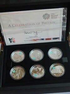 ロイヤルミント 英国を祝う マインドコレクション 5ポンド銀貨プルーフセット