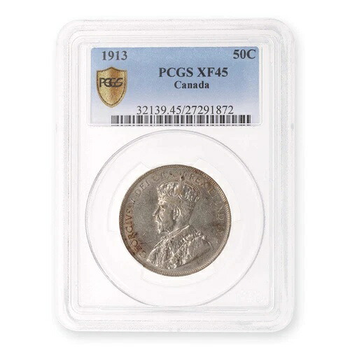 50セント 1913 PCGS EF-45｜WORLD RESOURCE【KING店】
