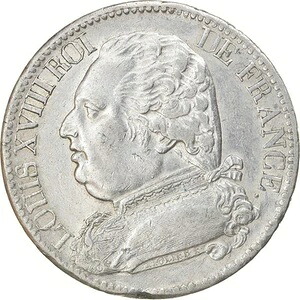 [#218452] コイン、フランス、ルイ 18 世、ルイ 18 世、5 フラン、1815 年、バイヨンヌ、オーストラリア