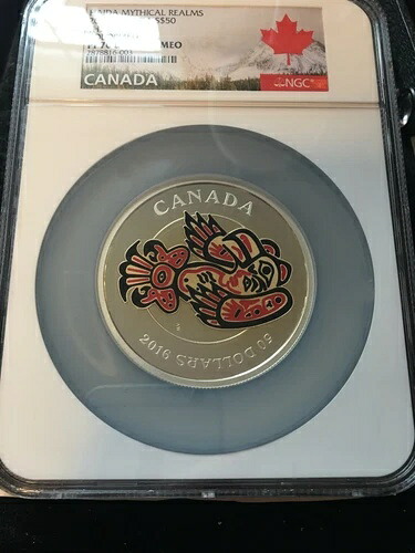 2016 ハイダ:ザ・イーグル(5トロオンス)99.99ドル 50ドル*NGC*PF-70 UCカラー|WORLD RESOURCE【KING店】
