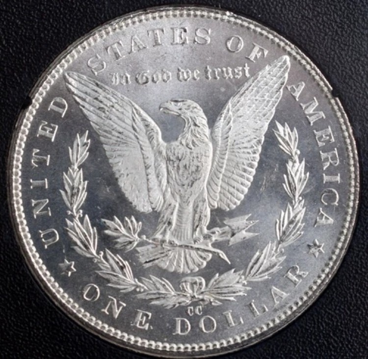 1882年 $1 CC GSA モルガン銀貨 NGC MS62 アメリカ合衆国 カーソンシティ